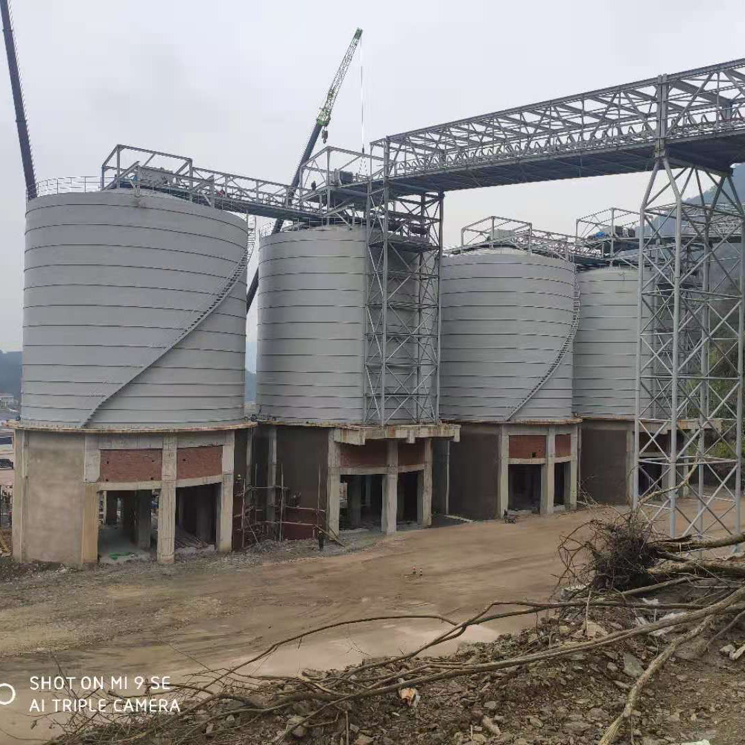 钦州3000吨骨料钢板库